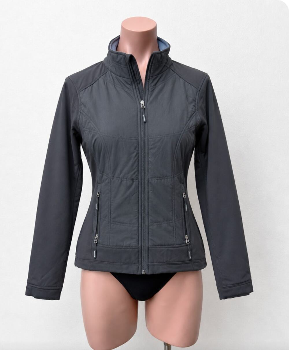 North End Sports Weather Technology Black High Collar Zip Jacket & Pockets S